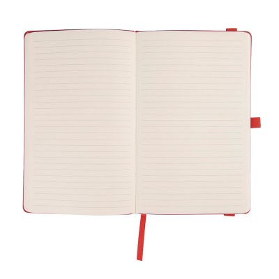 Бизнес-блокнот GRACY на резинке, формат А5, в линейку Красный