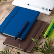 Бизнес-блокнот GRACY на резинке, формат А5, в линейку Красный арт. 21223/08