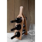Подставка под винные бутылки (бутылка), 13*46,5*2,5см, бук светло-коричневый