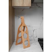 Подставка под винные бутылки (бутылка), 13*46,5*2,5см, бук светло-коричневый