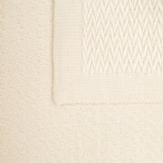 Плед Ornato, молочно-белый (ванильный)