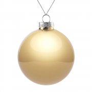Елочный шар Finery Gloss, 10 см, глянцевый золотистый