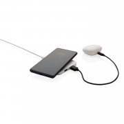 Беспроводная док-станция из переработанного пластика RCS с USB-портами, 10 Вт