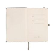 Бизнес-блокнот GRACY на резинке, формат А5, в линейку Серый арт. 21223/30