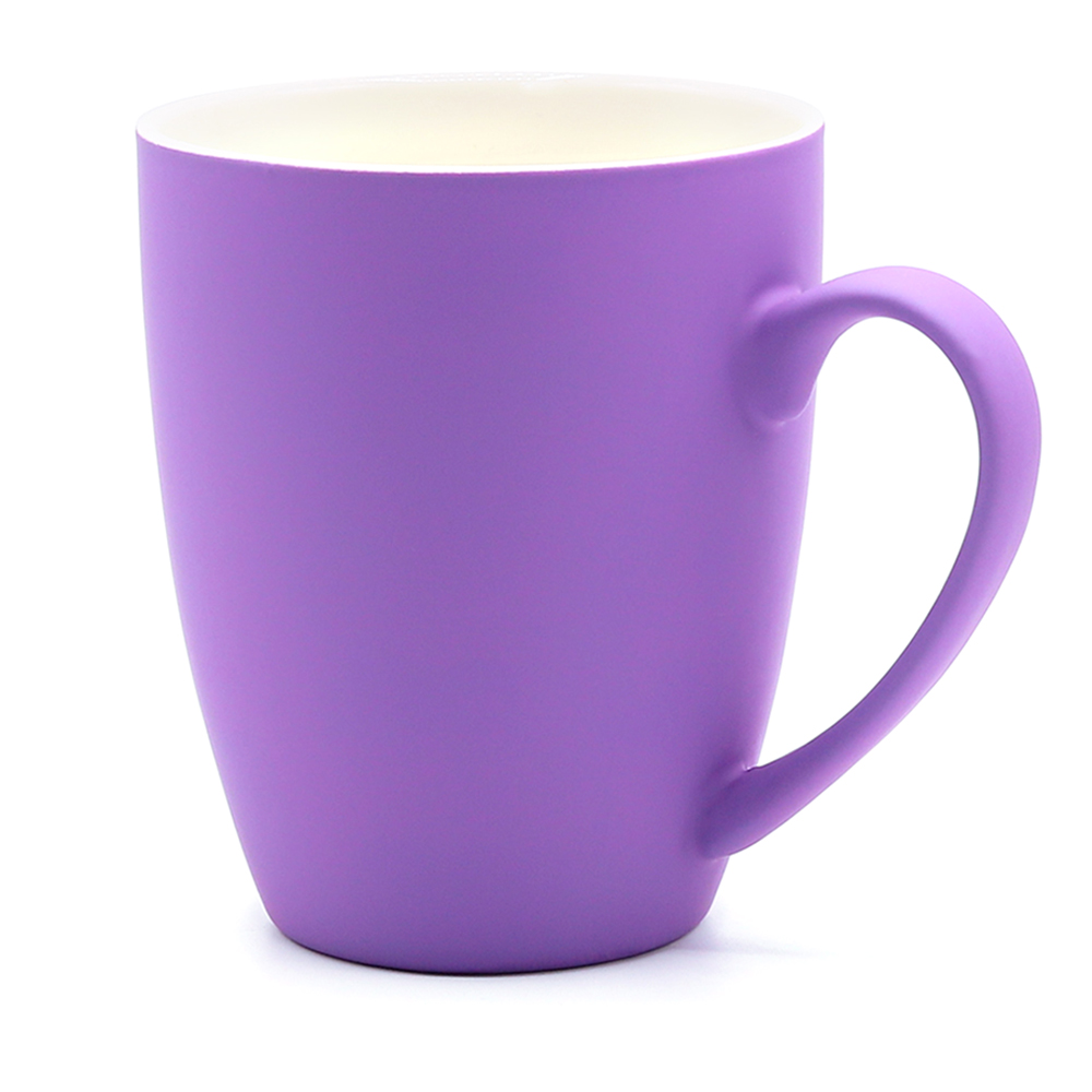 Кружка Elegante софт-тач 350мл, фиолетовая-S арт. 6109.16-S Кружка Elegante софт-тач 350мл, фиолетовая-S арт. 6109.16-S