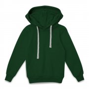 Толстовка с капюшоном детская Kirenga Kids, темно-зеленая арт. 11147.90