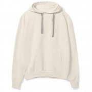 Толстовка с капюшоном Kirenga, молочно-белая арт. 6894.62 Толстовка с капюшоном Kirenga, молочно-белая арт. 6894.62