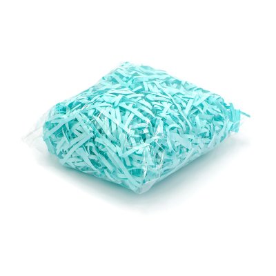 Наполнитель - стружка бумажная 4мм светло-голубой 50 г. арт. BL29 Наполнитель - стружка бумажная 4мм светло-голубой 50 г. арт. BL29