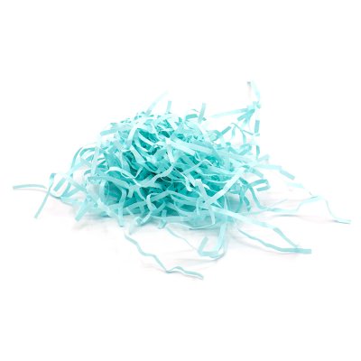 Наполнитель - стружка бумажная 4мм светло-голубой 50 г. арт. BL29 Наполнитель - стружка бумажная 4мм светло-голубой 50 г. арт. BL29