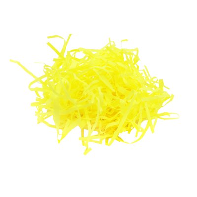 Наполнитель - стружка бумажная 4мм желтый неон 50 г. арт. NEOGB