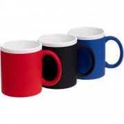 Кружка StopSpot с покрытием софт-тач, красная арт. 19003.50 Кружка StopSpot с покрытием софт-тач, красная арт. 19003.50