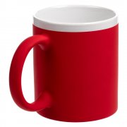 Кружка StopSpot с покрытием софт-тач, красная арт. 19003.50 Кружка StopSpot с покрытием софт-тач, красная арт. 19003.50