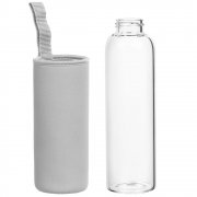 Бутылка для воды Sleeve Ace, серая арт. 15337.10 Бутылка для воды Sleeve Ace, серая арт. 15337.10