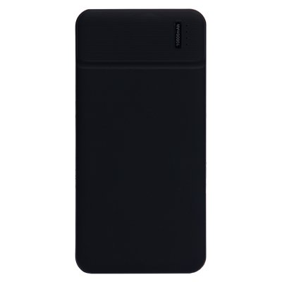 Универсальный аккумулятор OMG Flash 10 (10000 мАч) с подсветкой и soft touch,черный,13,7х6,87х1,55мм Черный