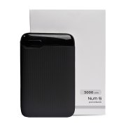 Универсальный аккумулятор Num 5 (5000 мАч), черный, 10,2х6.3х1,2 см Черный арт. 37168/35 Универсальный аккумулятор Num 5 (5000 мАч), черный, 10,2х6.3х1,2 см Черный арт. 37168/35