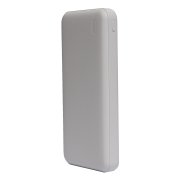 Универсальный аккумулятор Rib 10 (10000 мАч), белый, 13,5х6.8х1,5 см Белый