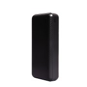 Универсальный аккумулятор Rib 20 (20000 мАч), черный, 14,1х6.9х2,8 см Черный