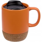 Кружка с пробковой подставкой Corky Walk, оранжевая арт. 12893.20 Кружка с пробковой подставкой Corky Walk, оранжевая арт. 12893.20