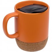 Кружка с пробковой подставкой Corky Walk, оранжевая арт. 12893.20 Кружка с пробковой подставкой Corky Walk, оранжевая арт. 12893.20