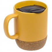 Кружка с пробковой подставкой Corky Walk, желтая арт. 12893.80 Кружка с пробковой подставкой Corky Walk, желтая арт. 12893.80