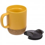 Кружка с пробковой подставкой Corky Walk, желтая арт. 12893.80 Кружка с пробковой подставкой Corky Walk, желтая арт. 12893.80