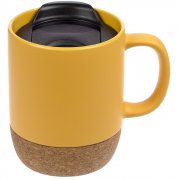 Кружка с пробковой подставкой Corky Walk, желтая арт. 12893.80 Кружка с пробковой подставкой Corky Walk, желтая арт. 12893.80