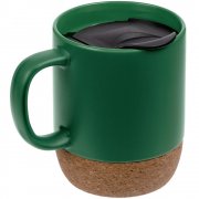 Кружка с пробковой подставкой Corky Walk, зеленая арт. 12893.90 Кружка с пробковой подставкой Corky Walk, зеленая арт. 12893.90