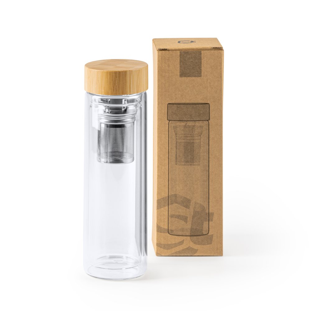 Термос стеклянный SAOKO, Прозрачный арт. BI4203S100 Термос стеклянный SAOKO, Прозрачный арт. BI4203S100