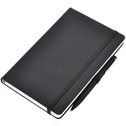 Бизнес-блокнот SILKY, формат А5, в клетку
 Черный арт. 21215/35