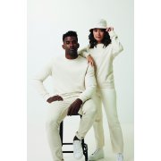 Свитшот Iqoniq Denali из переработанного неокрашенного хлопка, унисекс, 340 г/м²