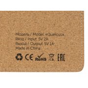 Пробковый коврик для рабочего места с беспроводной зарядкой «Querсus»