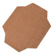 Коробка для кружки 23501 с подиумом, размер 11,9 х 8,6 х 15,2 см, микрогофрокартон, коричневый Коричневый