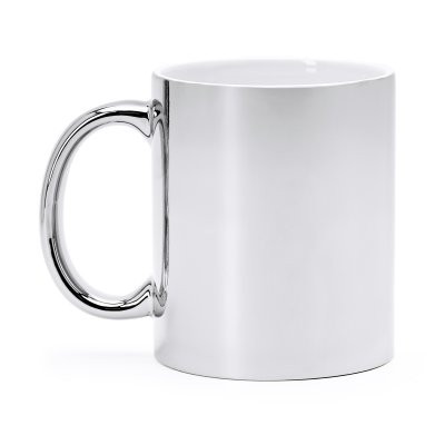 Кружка керамическая ZALA, Серебро арт. MD4024S1251