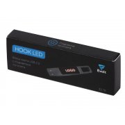 USB 2.0- флешка на 32 Гб c подсветкой логотипа «Hook LED»