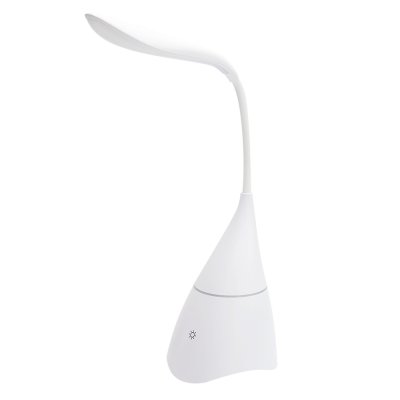 Настольная лампа с колонкой Swanny, белая арт. 45011.01.01