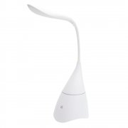 Настольная лампа с колонкой Swanny, белая арт. 45011.01.01