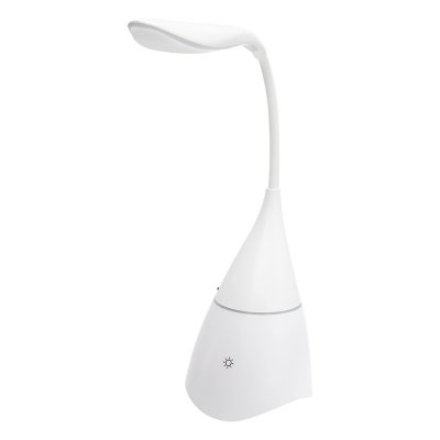Настольная лампа с колонкой Swanny, белая арт. 45011.01.01