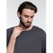 Футболка унисекс оверсайз Crosstown, темно-серая