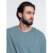 Футболка унисекс оверсайз Crosstown, серо-зеленая арт. 15213.41