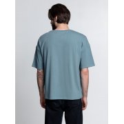 Футболка унисекс оверсайз Crosstown, серо-зеленая арт. 15213.41