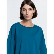 Футболка унисекс оверсайз Crosstown, бирюзовая (морская волна) арт. 15213.49