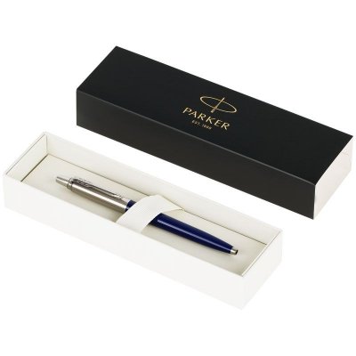 Ручка шариковая Parker Jotter Originals Navy Blue Chrome CT, темно-синяя