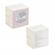 Визитница; серебристый; 9,4х6,2х0,9 см; металл серебристый