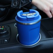 Термокружка Moon с дисплеем, 380мл, синяя