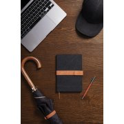 Блокнот VINGA Bosler из переработанного канваса RCS, 80 г/м²