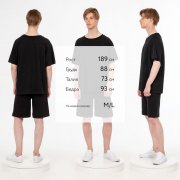 Футболка унисекс T2, черная арт. 15438.30 Футболка унисекс T2, черная арт. 15438.30