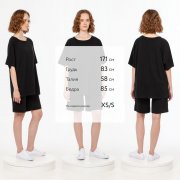 Футболка унисекс T2, черная арт. 15438.30 Футболка унисекс T2, черная арт. 15438.30