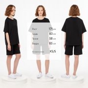 Футболка унисекс T3, черная арт. 15439.30 Футболка унисекс T3, черная арт. 15439.30