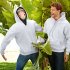 Толстовка мужская UNIQUE HOODIE 280 Серый