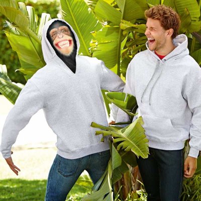Толстовка мужская UNIQUE HOODIE 280 Черный арт. 621300.36